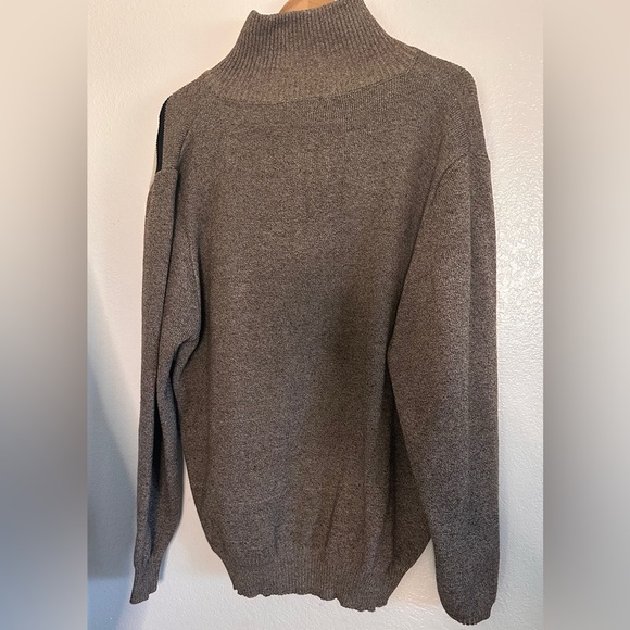 Men’s Long Sleeve Pullover Turtleneck Half Zip Sweater Size 3XL - Picture 2 of 5